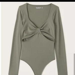 Abercrombie bodysuit in olive
